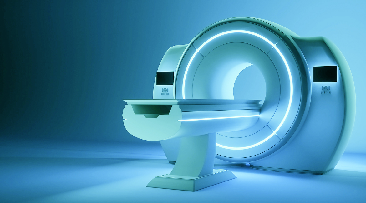 A modern, state of the art MRI machine at a diagnostic imaging center in Southeast Texas